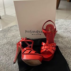 Tribute 105 Sandal Paille Patent Poppy 38.5